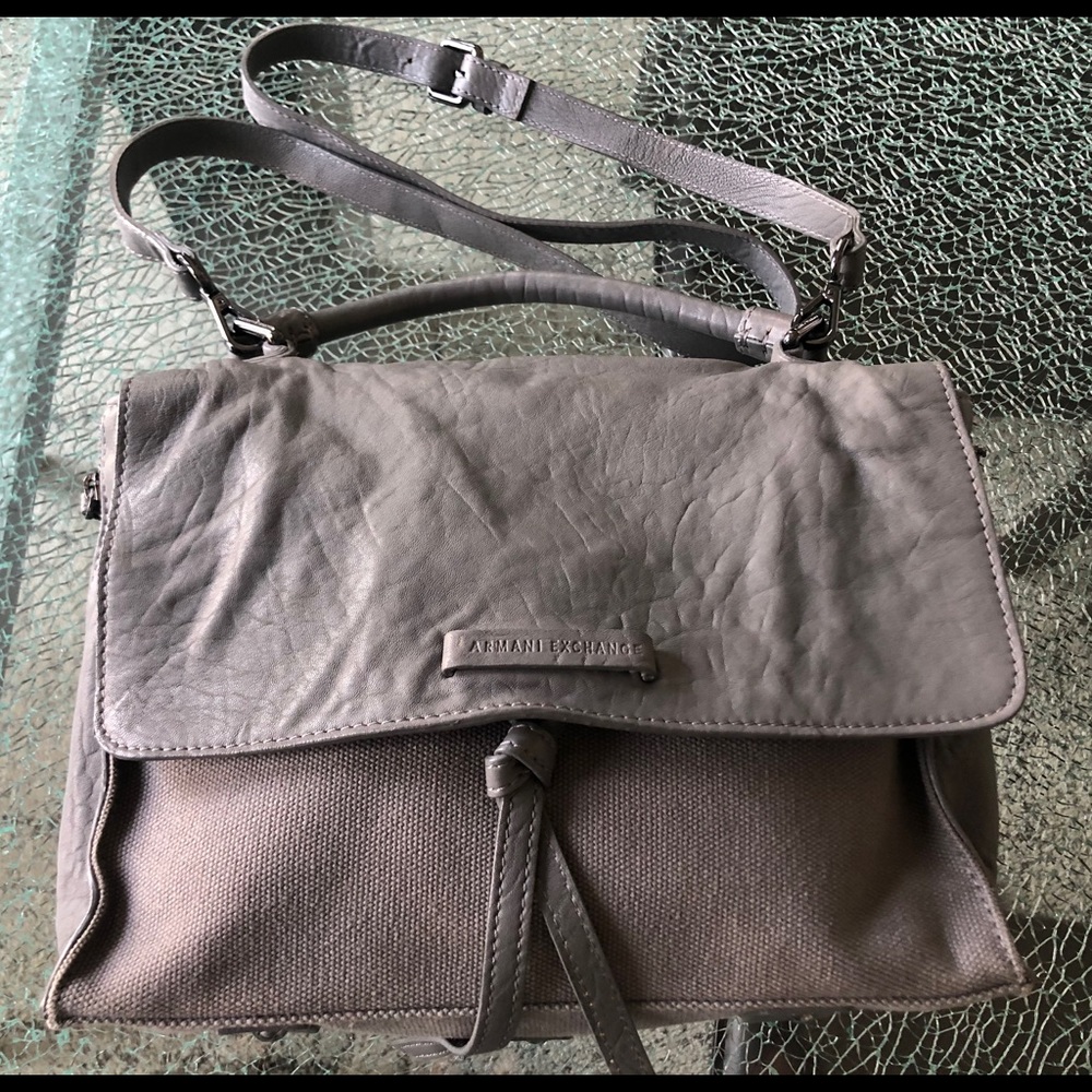 Armani Exchange Gray Purse